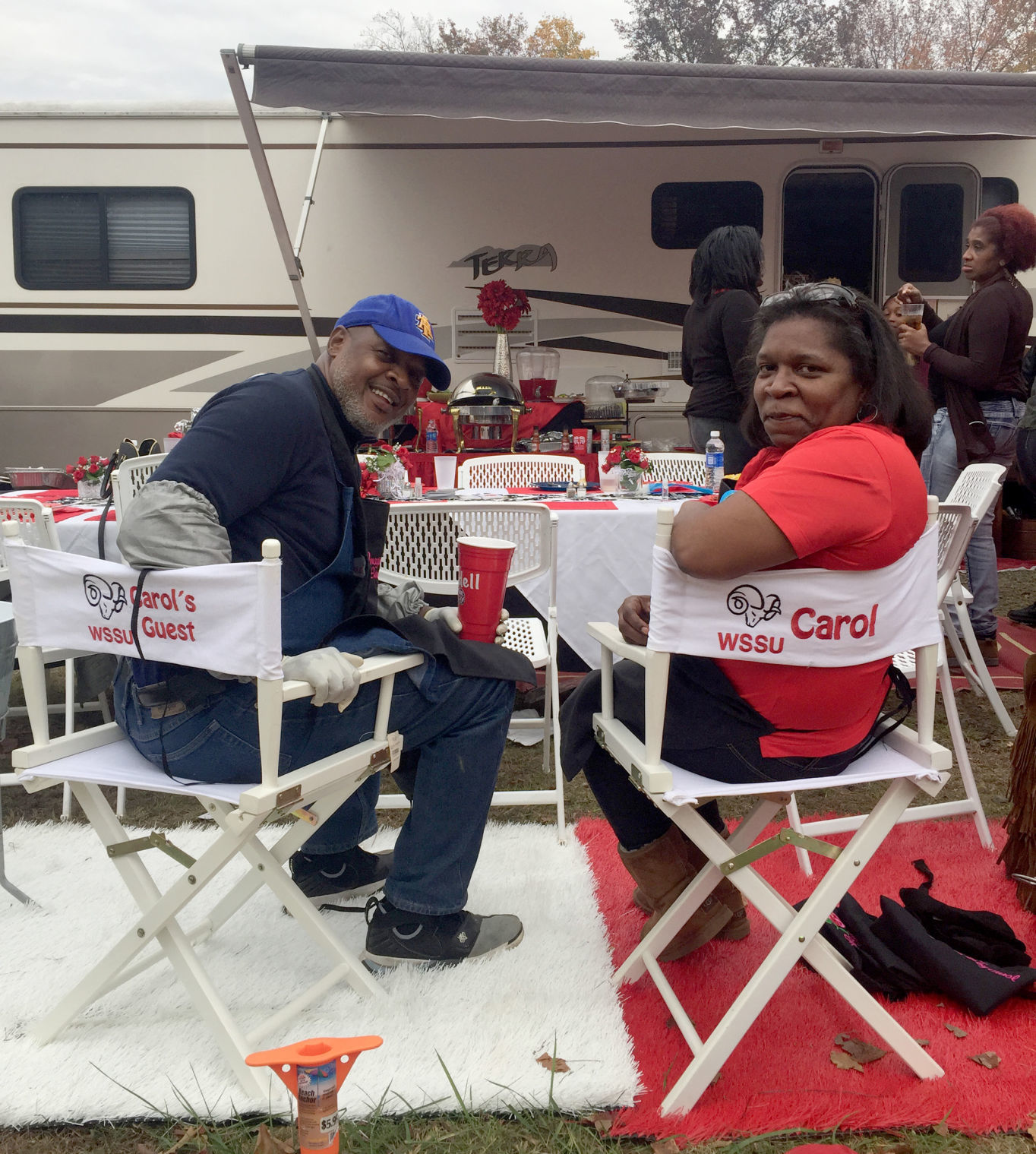 WSSU Homecoming tailgating